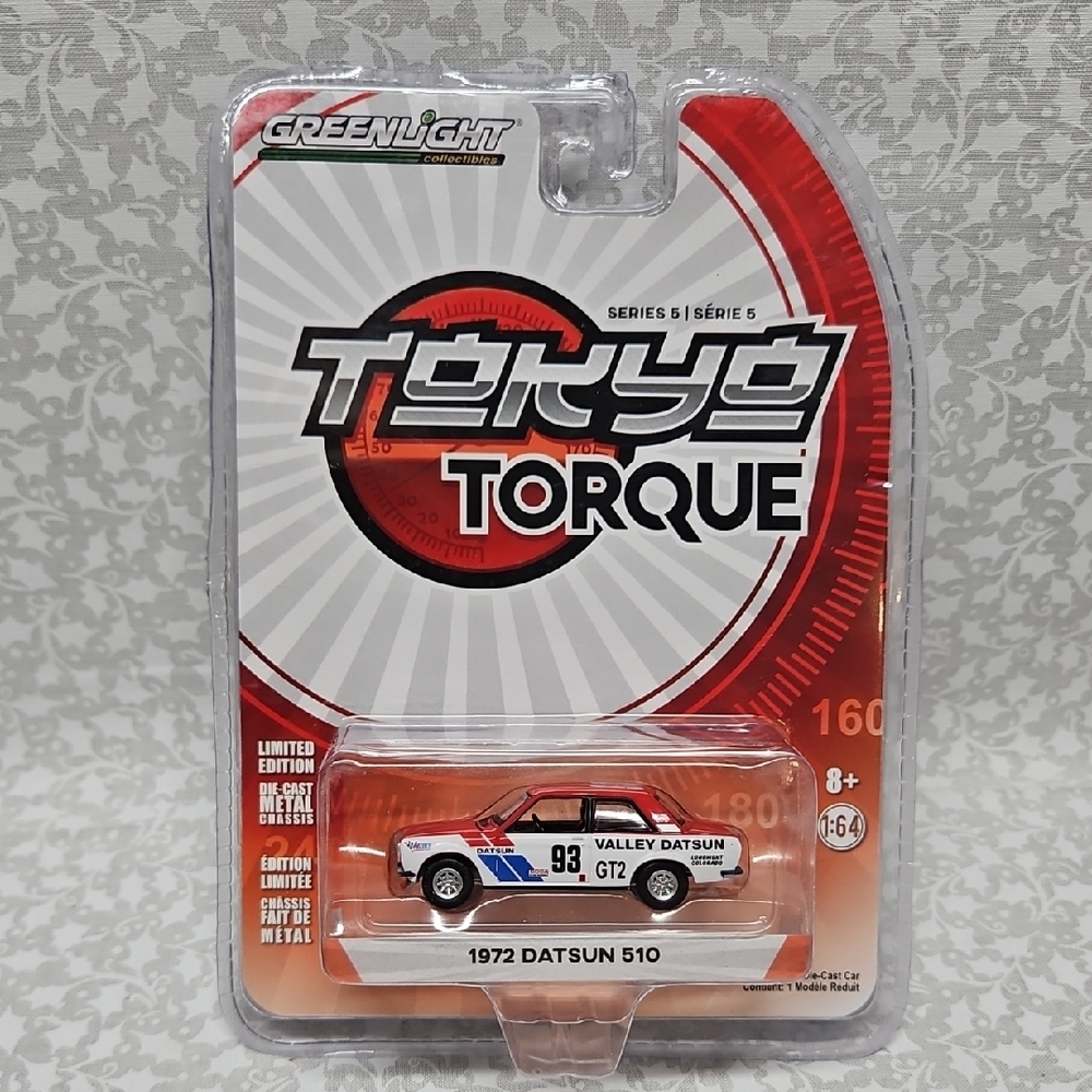 1972 Datsun 510 Limited Edition 1:64 Scale Die-cast Car Tokyo Torque Valley GT2